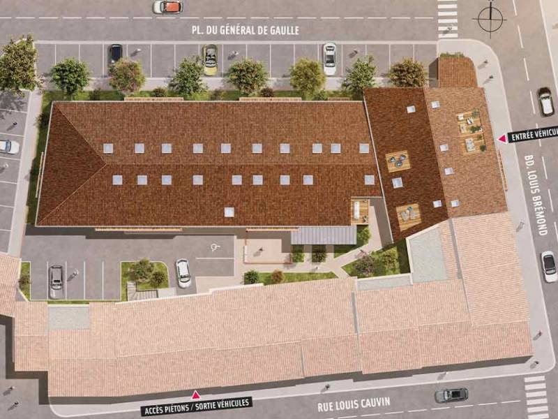 Appartement neuf résidence Canto Riagou : T2 42m², Parking inclus, au calme dans programme neuf au cœur du village de Garéoult, près de Toulon  