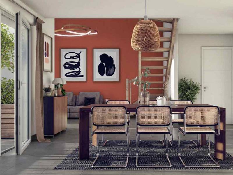 Appartement neuf résidence Canto Rigaou : T2 lumineux de 54m² avec place de parking, programme neuf dans le village de Garéoult  