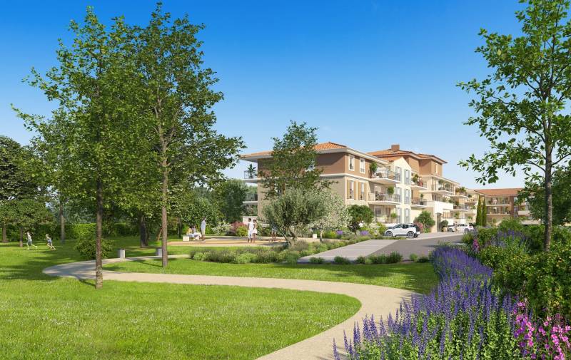 Appartement neuf T3 dans une résidence provençale à Cogolin 