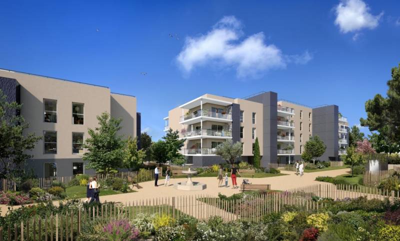 Appartement neuf T2 à la vente, résidence neuve de standing, centre ville de Hyères, avec geste commercial cuisine offerte par notre agence  