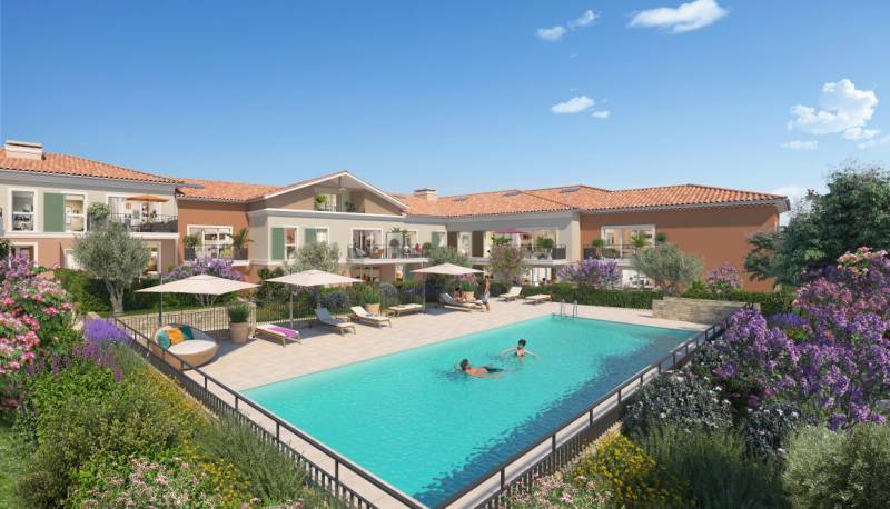 Appartements neufs 3 pièces résidence avec piscine à Cogolin