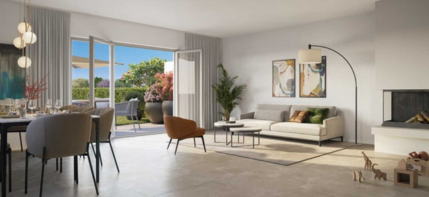Maison neuve de 82m² avec grand jardin, 4 pièces, terrasse et parking privatif. En programme neuf à Cogolin