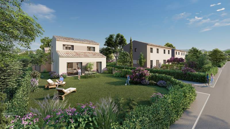 Maison neuve T5 avec jardin pierrefeu du var