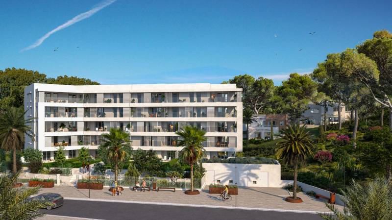 Appartement neuf 4 pièces au troisième et dernier étage avec grand séjour de 47.45m² à la Seyne-sur-Mer  